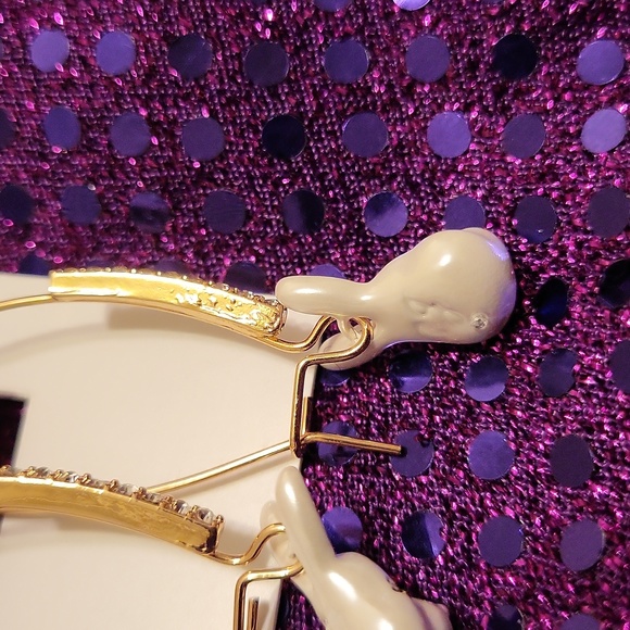 Betsey Johnson bunny 🐰 dangle BNWT - Picture 3 of 4